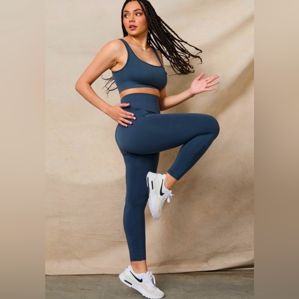 NWT BLANQI Hipster Support Leggings Storm S